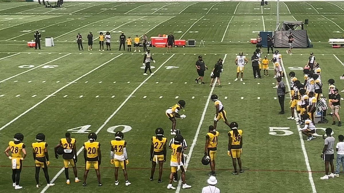 George Pickens' 1-handed catch over Joey Porter Jr. at Steelers camp goes  viral