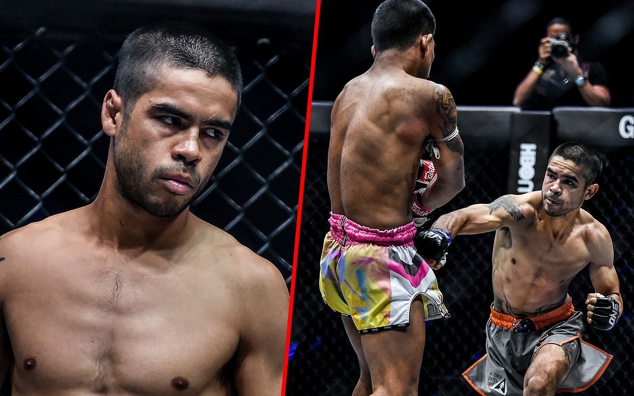 Danial Williams (left) and Williams fighting Rodtang (right) | Image credit: ONE Championship