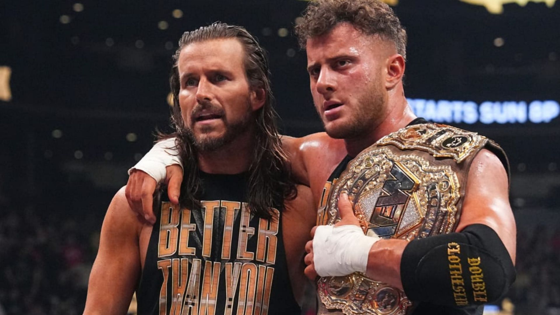 Which WWE Superstar could come between Adam Cole and MJF?