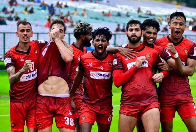 Gokulam Kerala FC stun Kerala Blasters FC to secure victory in a thrilling seven-goal contest | 2023 Durand Cup
