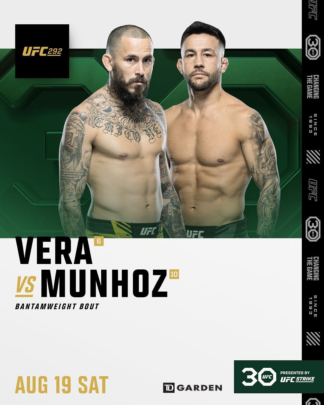 UFC 292: Marlon Vera vs. Pedro Munhoz [Image Courtesy: ufc.com]