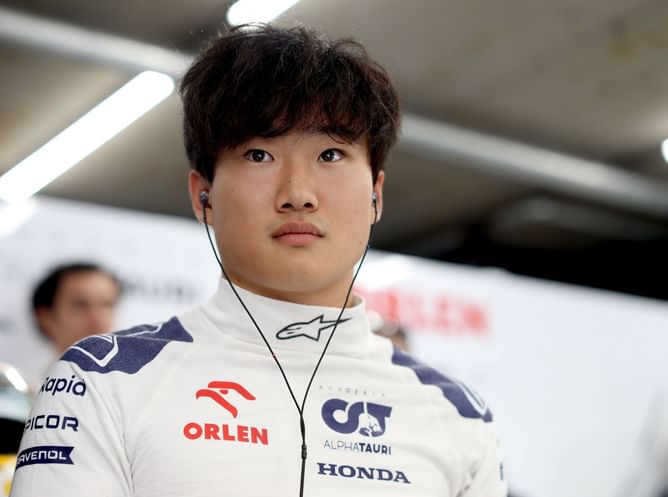 Yuki Tsunoda receives 3 place grid penalty for impeding Lewis Hamilton during his fast lap