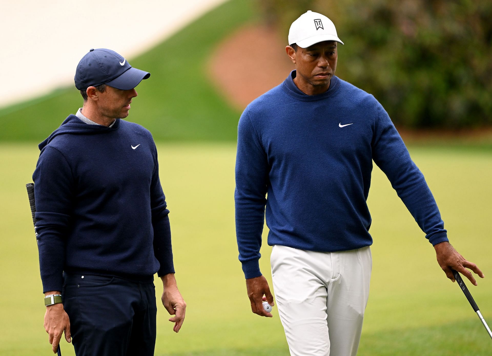 Tiger Woods and Rory McIlroy