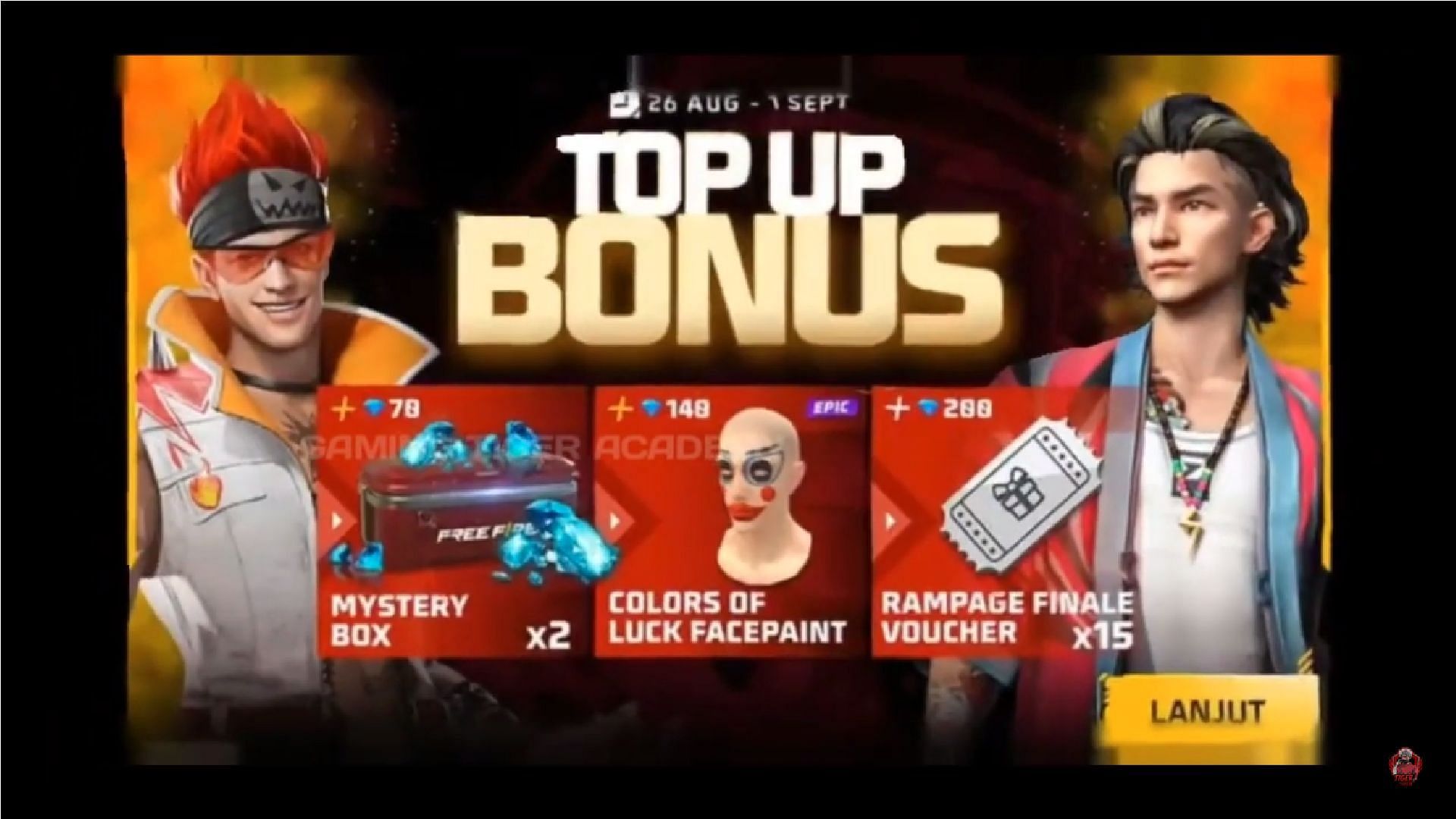 Rumored Top-Up Bonuses (Image via YouTube/Gaming Tiger Academy)