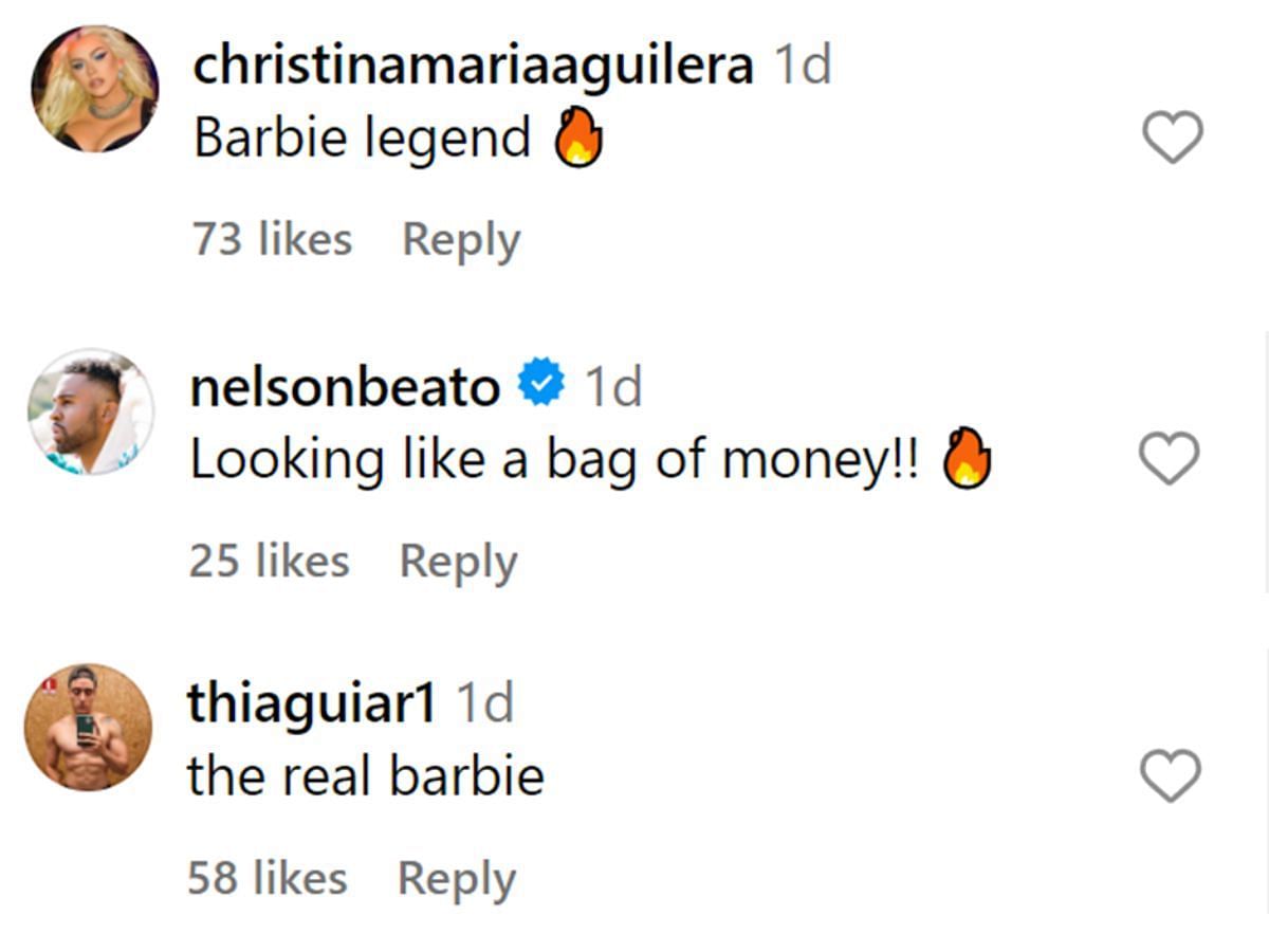 Fan comments (Image via Instagram)