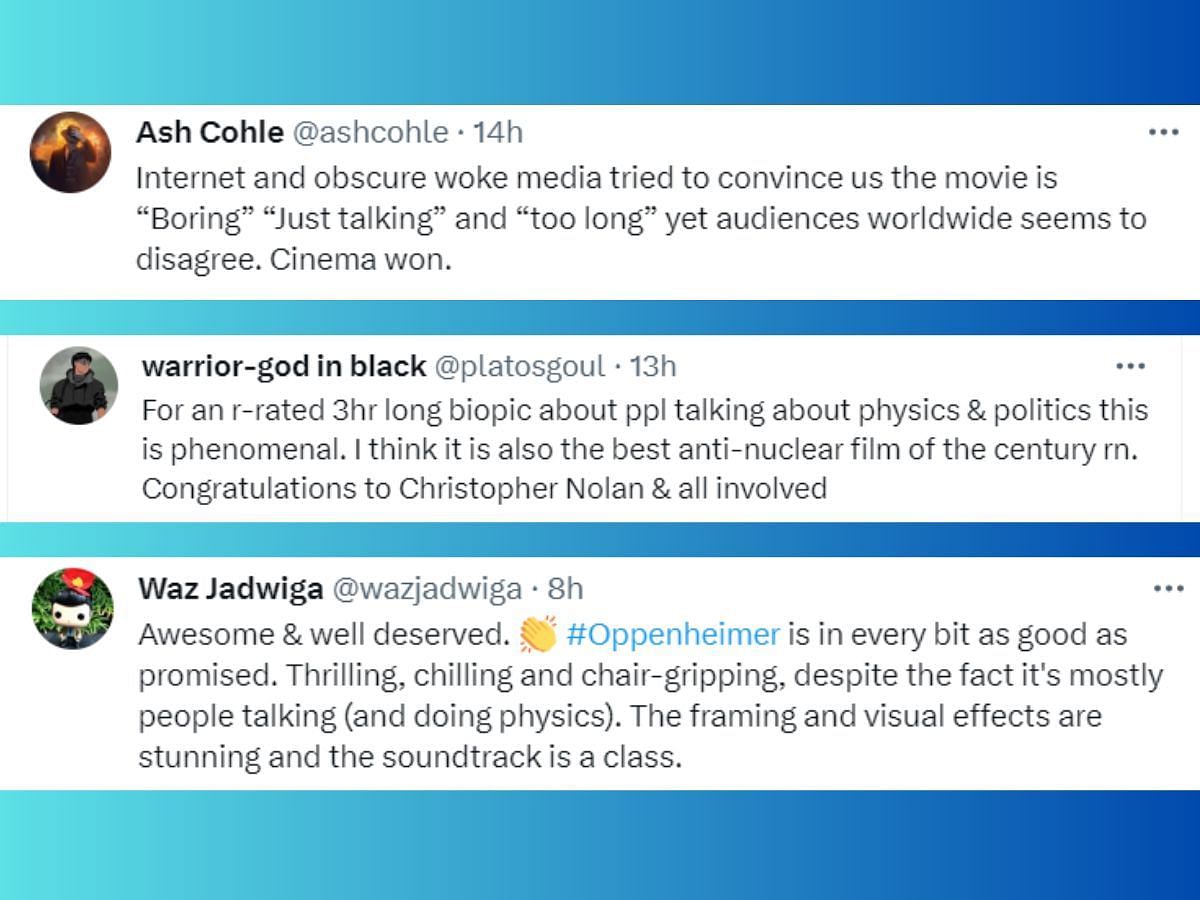 Stills of a fan tweets in response to the news shared by Discussing Film (Images Via Twitter)