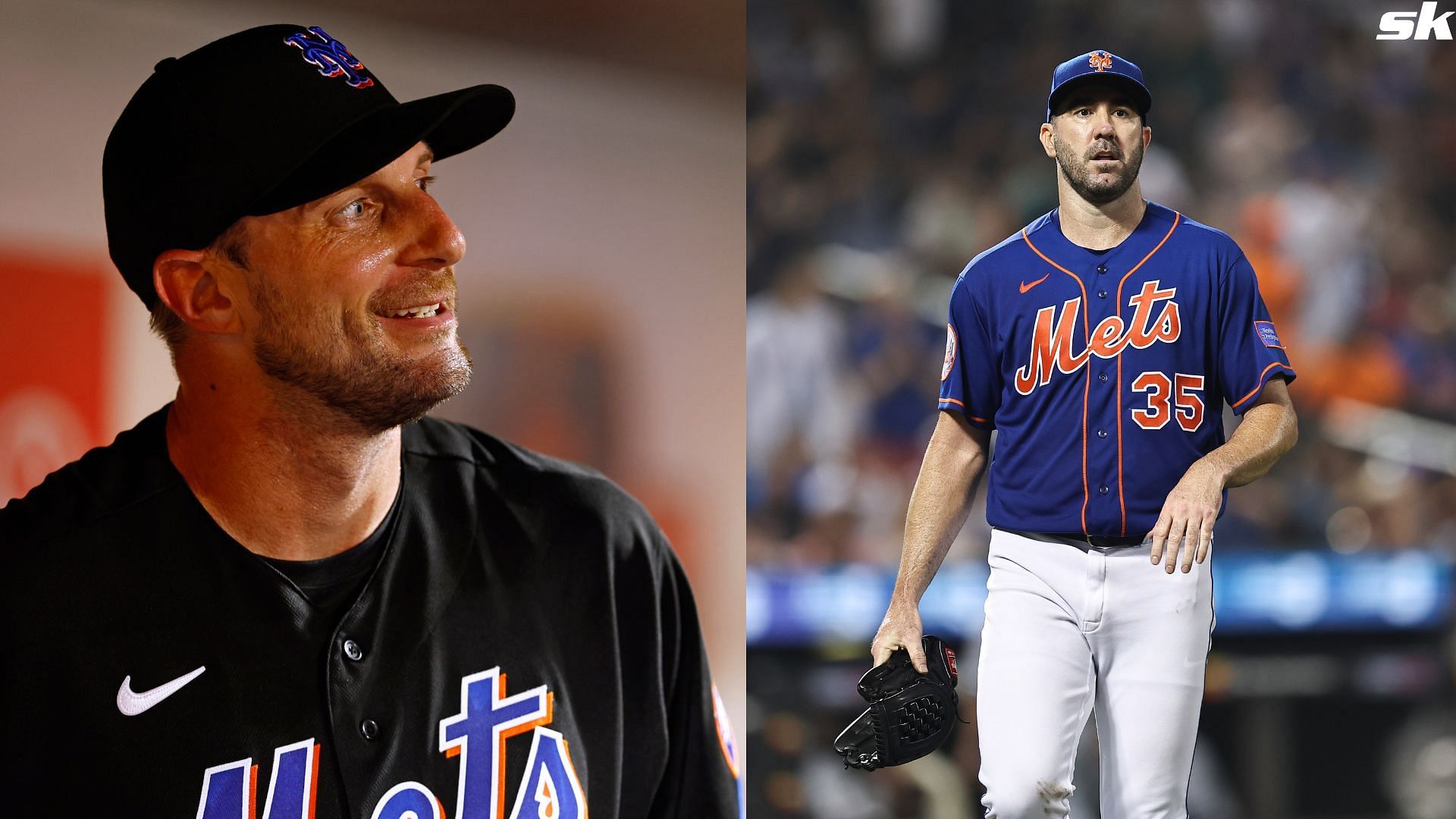 Pitchers Max Scherzer and Justin Verlander during their time with the New York Mets