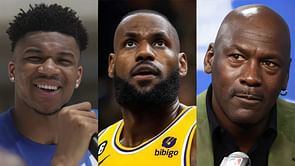 Giannis Antetokounmpo boldly claims higher status than Michael Jordan and LeBron James in Greece: "Maybe larger"