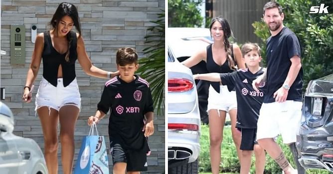 Antonela Roccuzzo flaunts stylish look as she goes house hunting with Lionel Messi in Miami; pictures surface