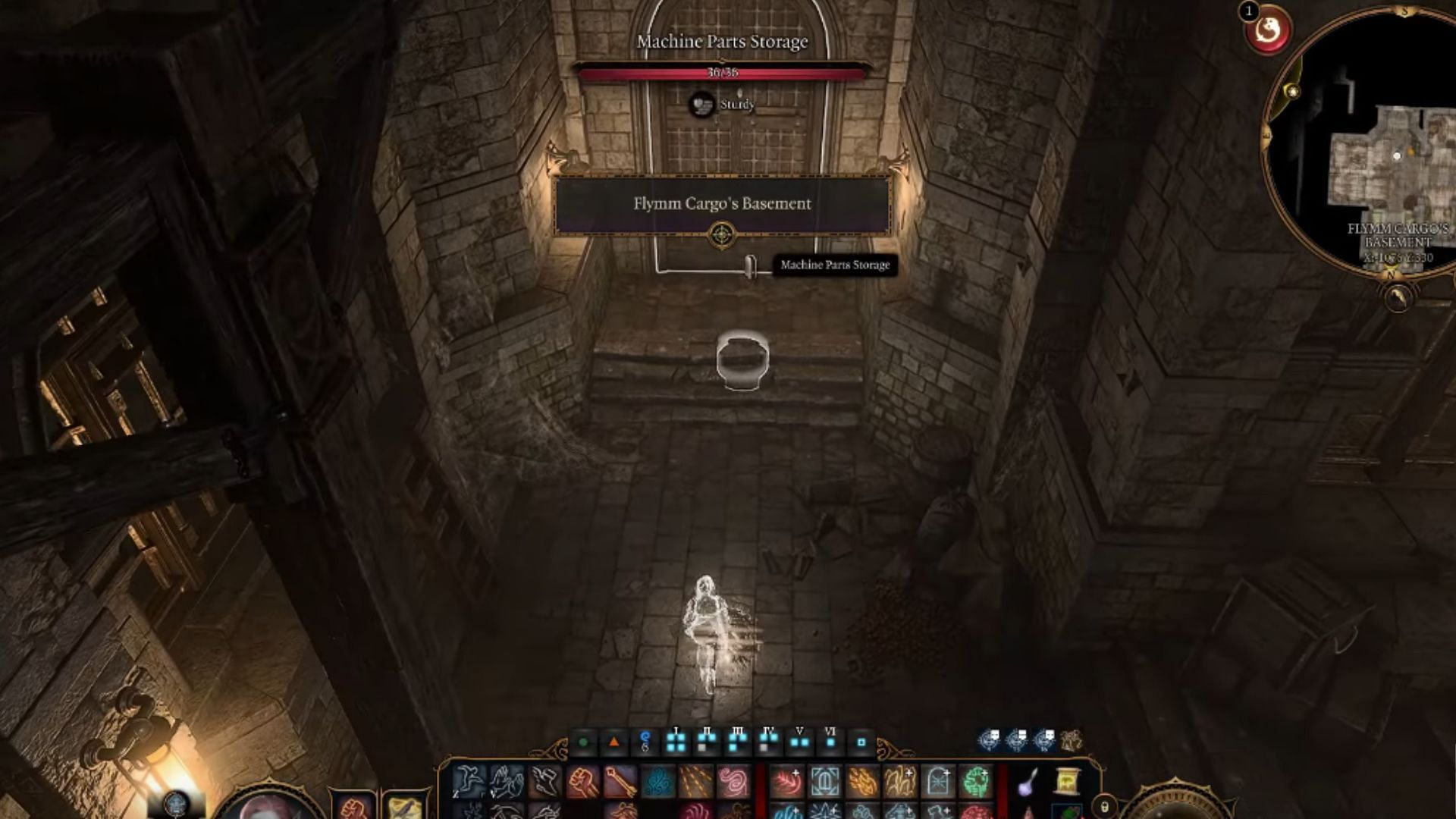 Door granting access to the Storage area (Image via Larian Studios)