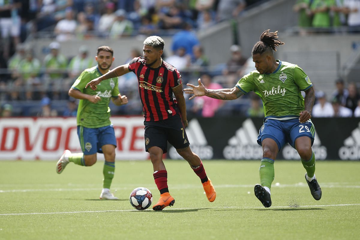 Seattle and Atlanta meet for only the sixth time in history 