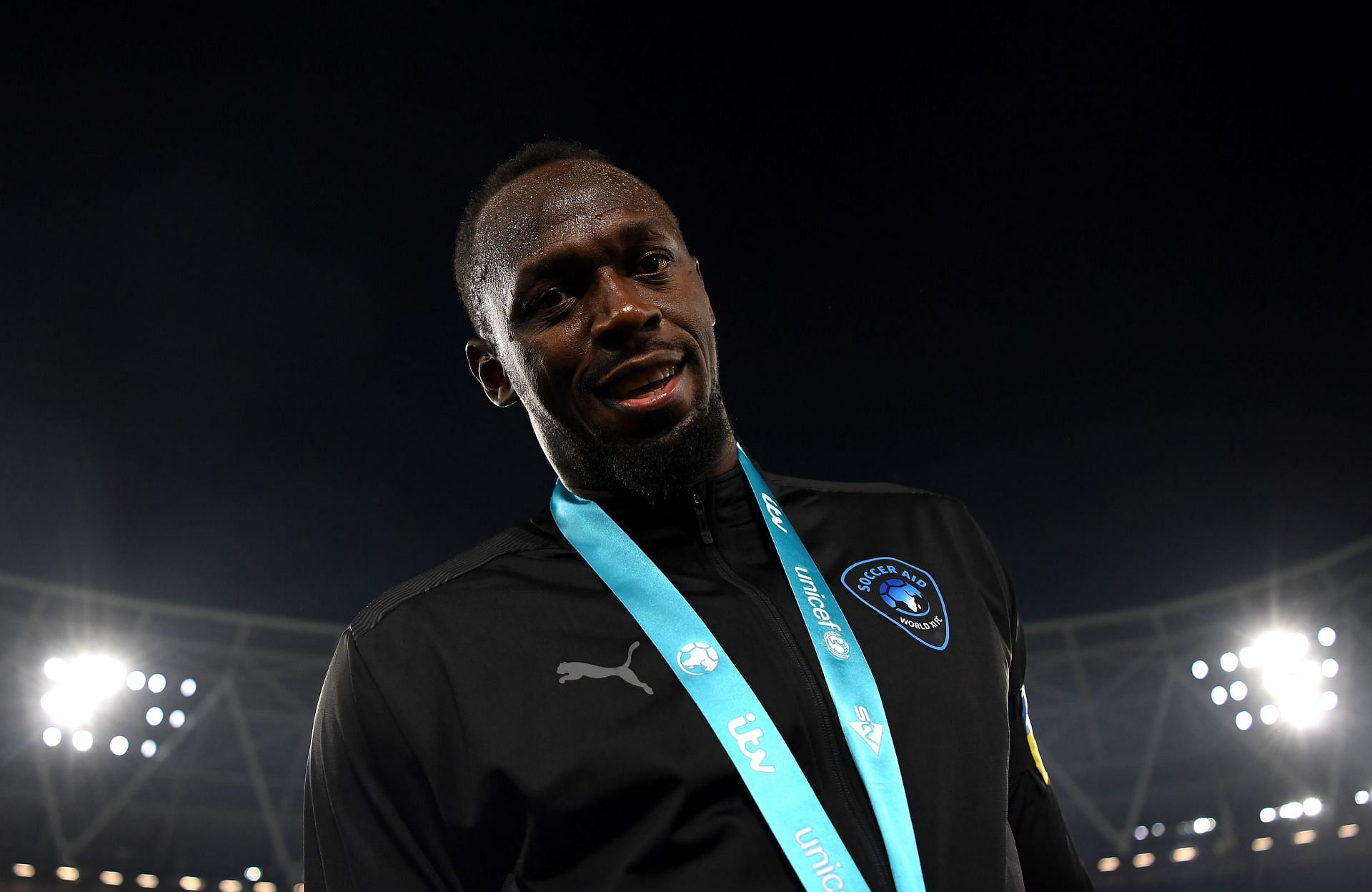 Bolt at Soccer Aid For Unicef 2022