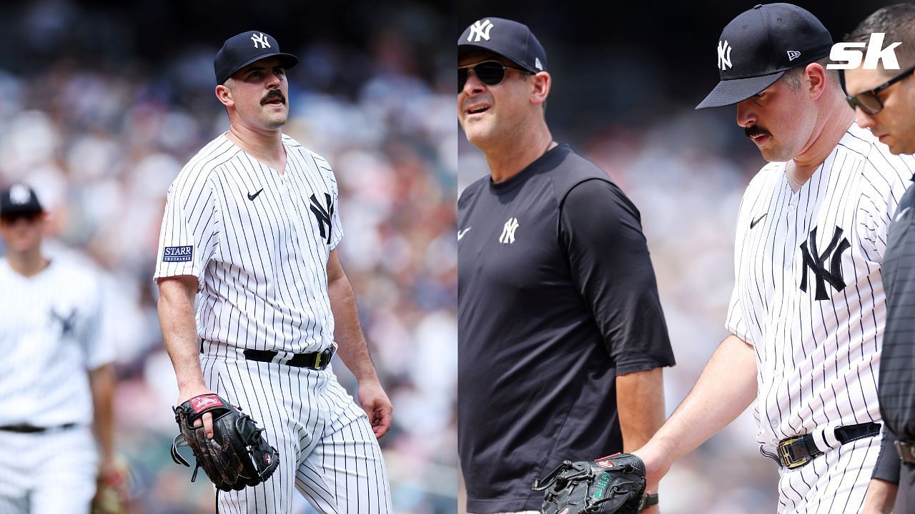 What happened to Carlos Rodon? Yankees flamethrower removed with injury  after yet another horrendous start