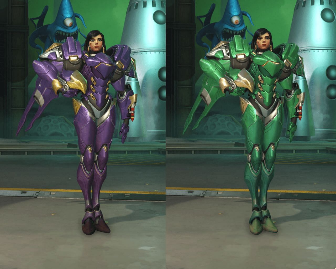 Amethyst and Emerald Skins (Image via Blizzard)