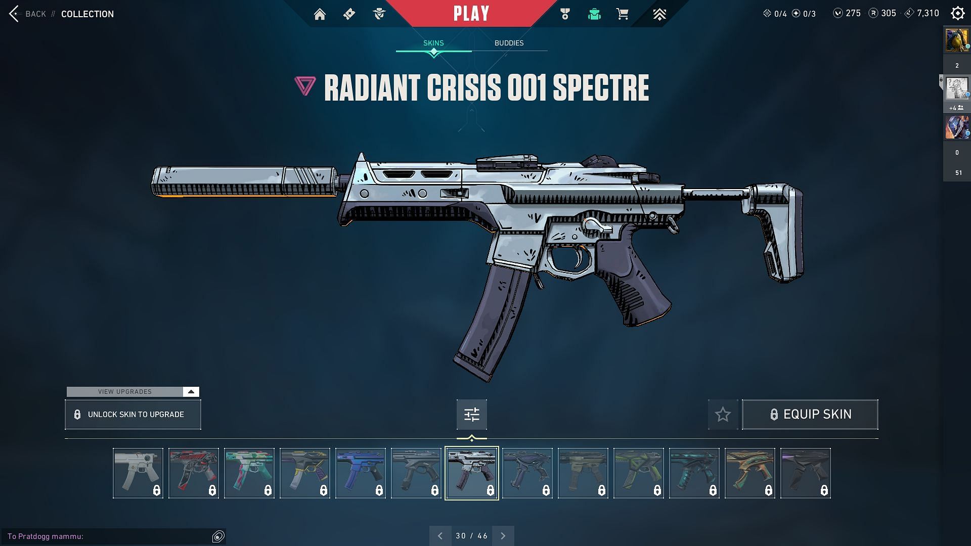 Radiant Crisis 001 Spectre (Image via Sportskeeda and Riot Games)