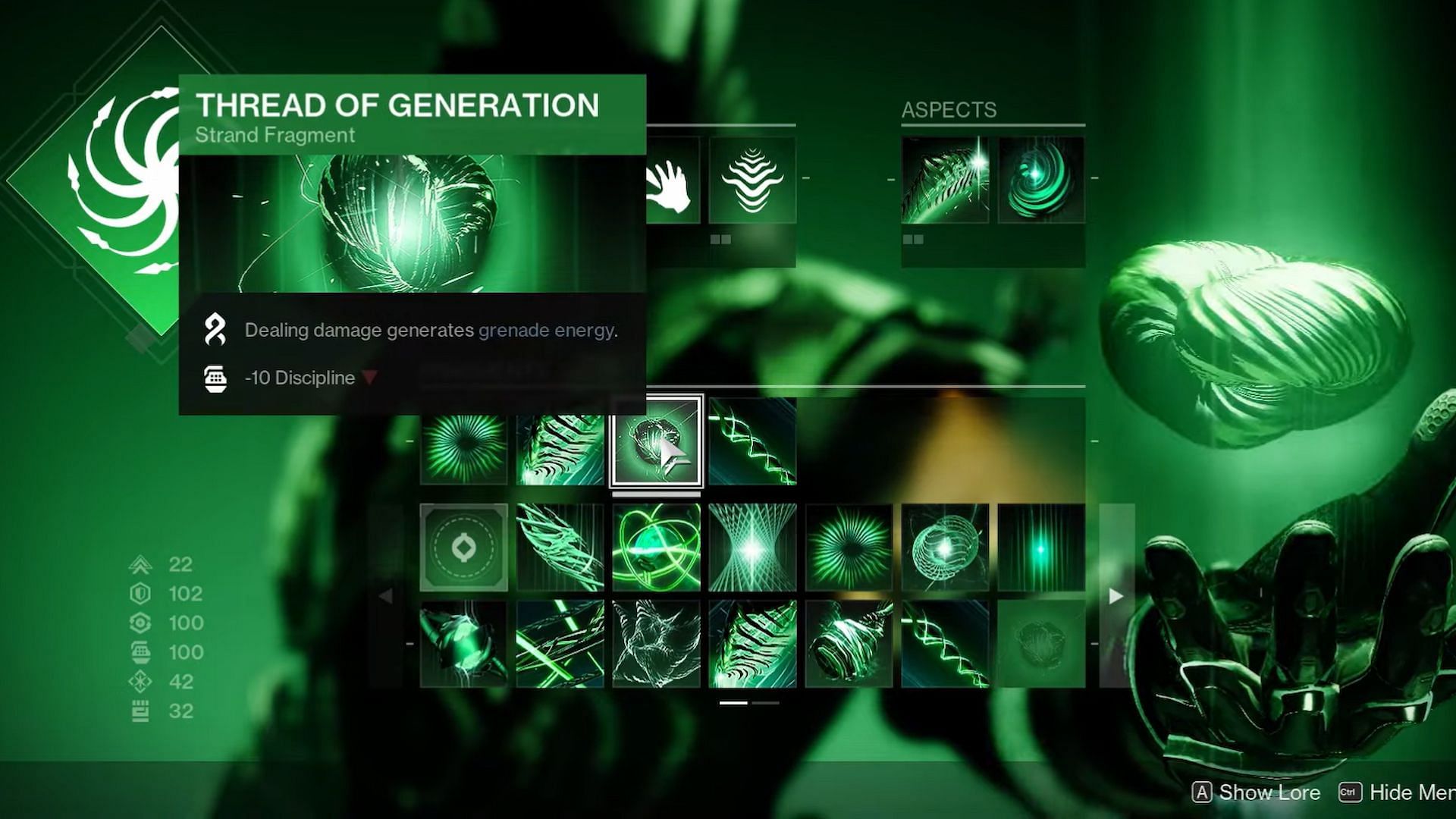 This Fragment helps in generating grenade energy (Image via Destiny 2)