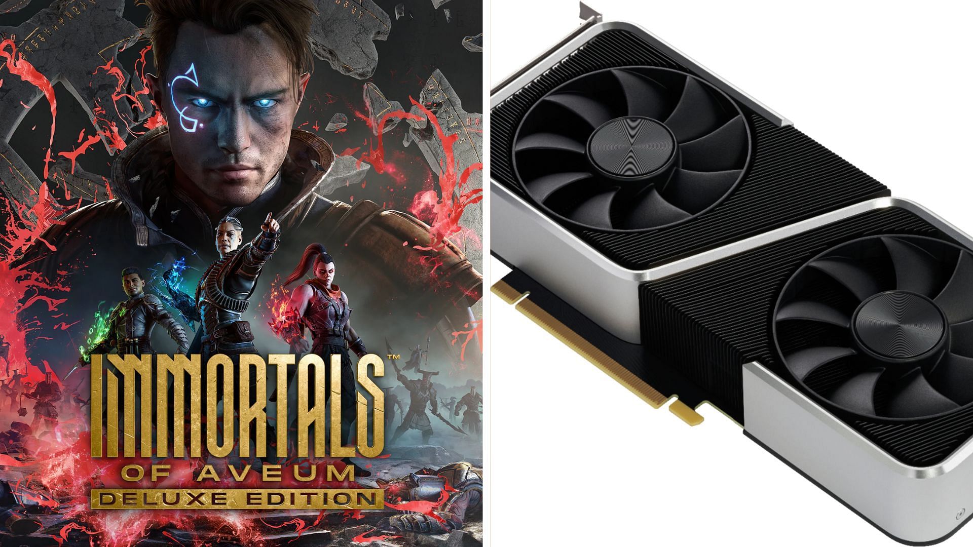 The RTX 3060 and 3060 Ti are superb cards for playing Immortals of Aveum (Image via EA and Nvidia)