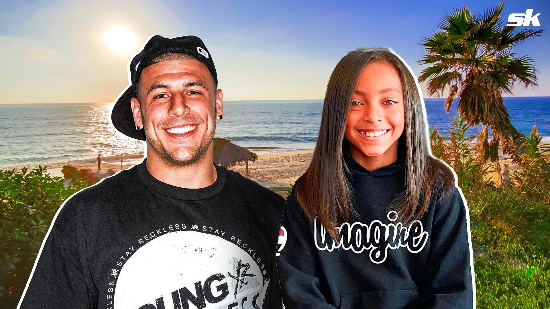 Aaron Hernandez and his daughter