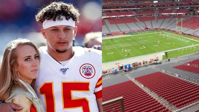 Brittany Mahomes frustrated with Cardinals over empty stadium at Chiefs game - "There ain't a single person in here"