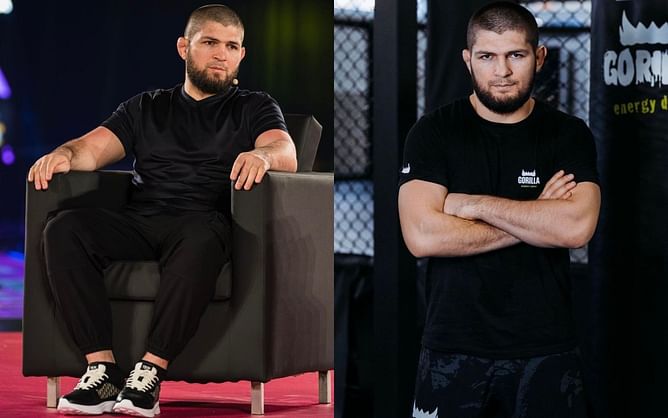 “He have no choice” - Khabib Nurmagomedov makes 6-year-old son go through daily training, stresses importance of strength in men