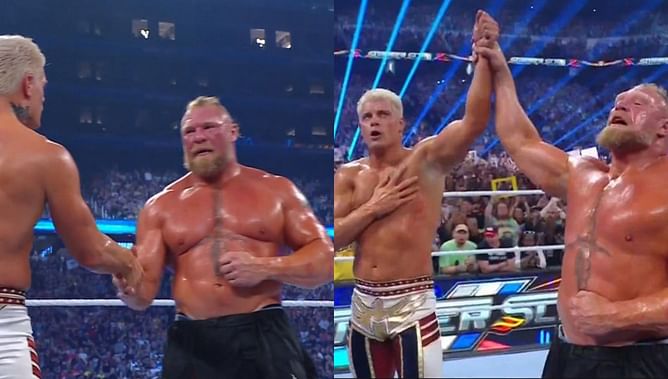 WWE SummerSlam में Brock Lesnar की लगातार चौथी हार से हाल हुआ बेहाल, Cody Rhodes ने अपनी मां के सामने बीस्ट के ऊपर ढाया कहर