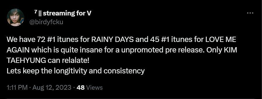 RAINY DAYS WITH V - playlist by Stream for TaeKook