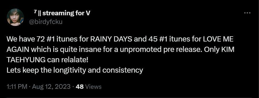 RAINY DAYS WITH V - playlist by Stream for TaeKook