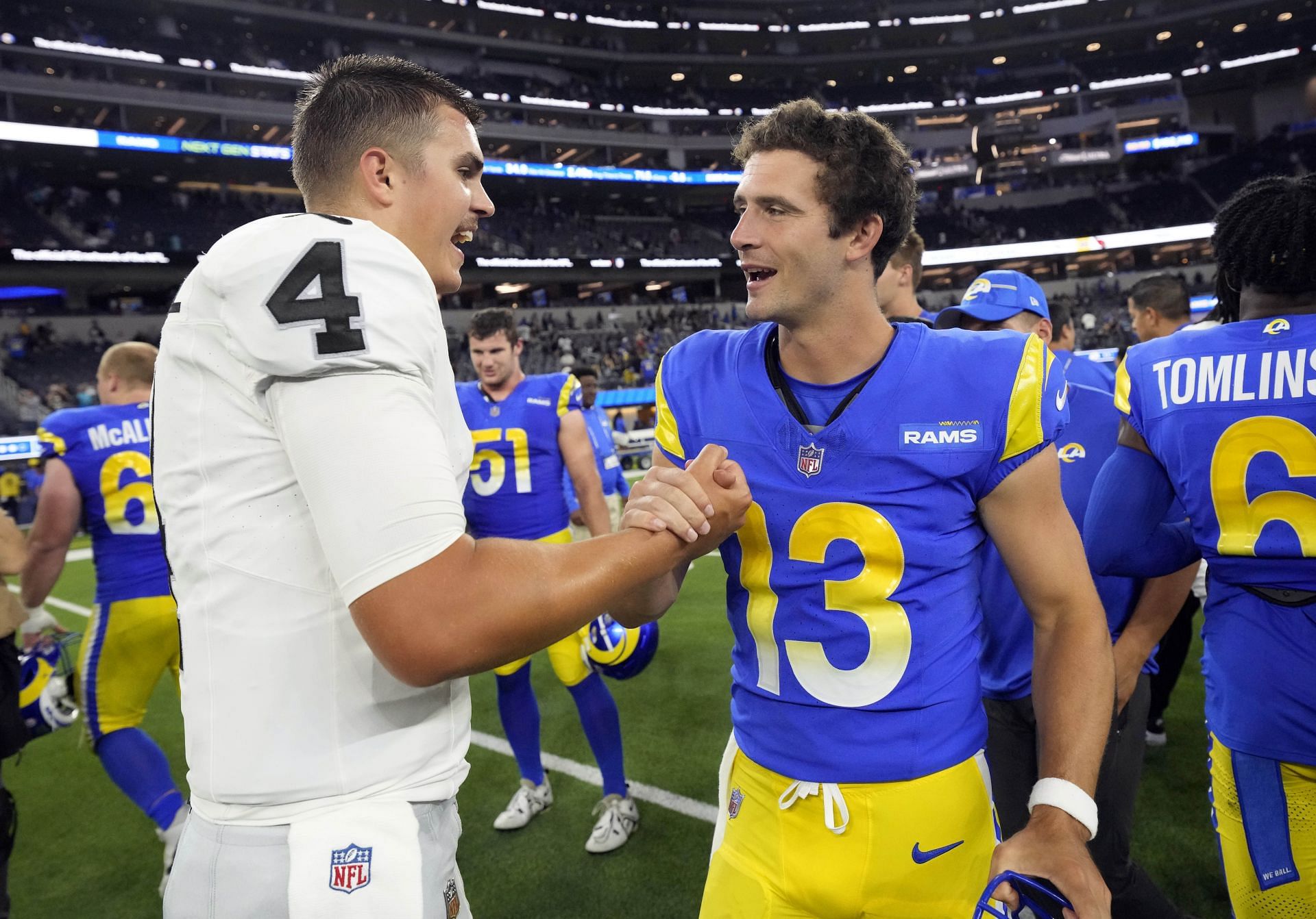 Tom Brady whispered a message to Raiders' Aidan O'Connell before preseason  finale - A to Z Sports