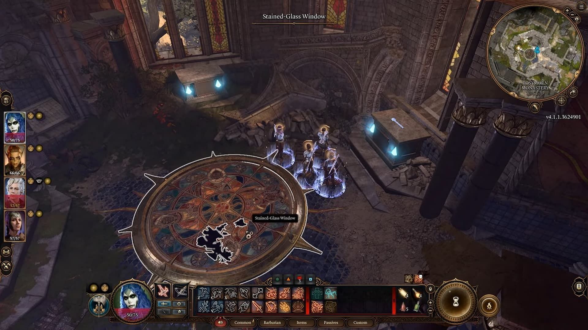 Find the Ceremonial Longsword on top of one altar (Image via Larian Studios)