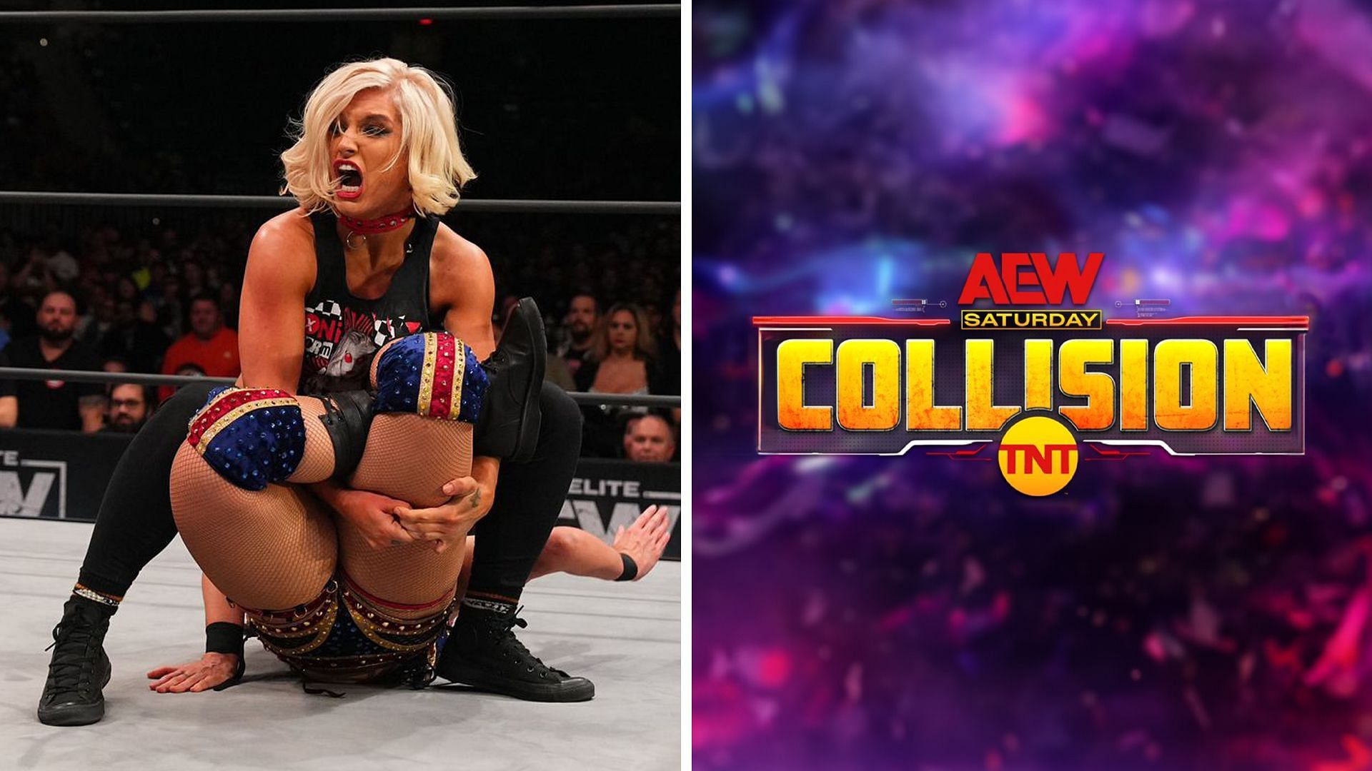 Toni Storm went went mental backstage at Collision