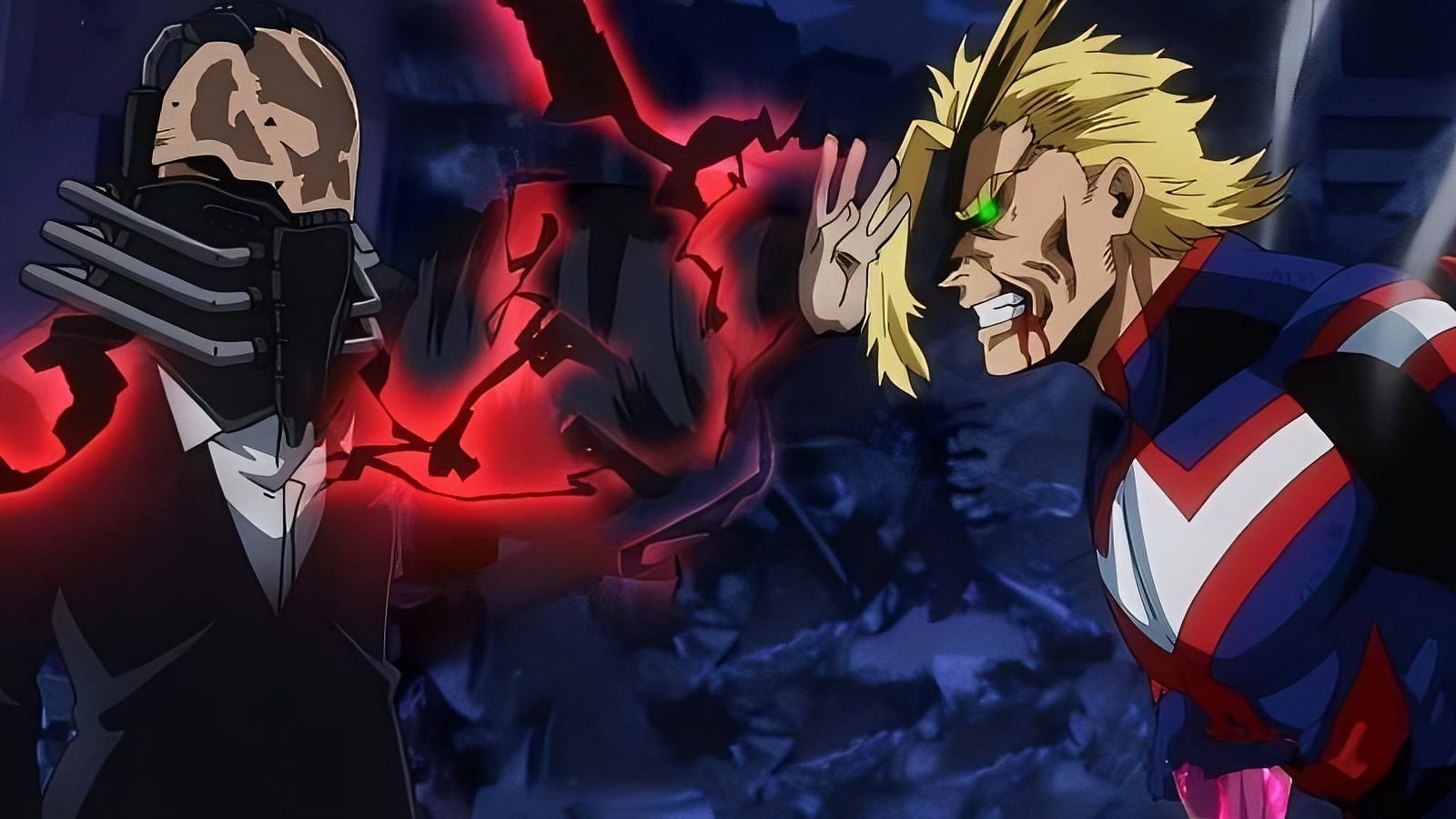 All Might vs All for One rematch (Image via Studio Bones)