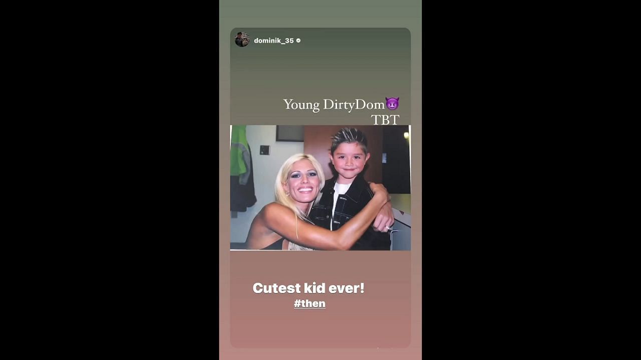 Torrie Wilson&#039;s wholesome message for Dominik