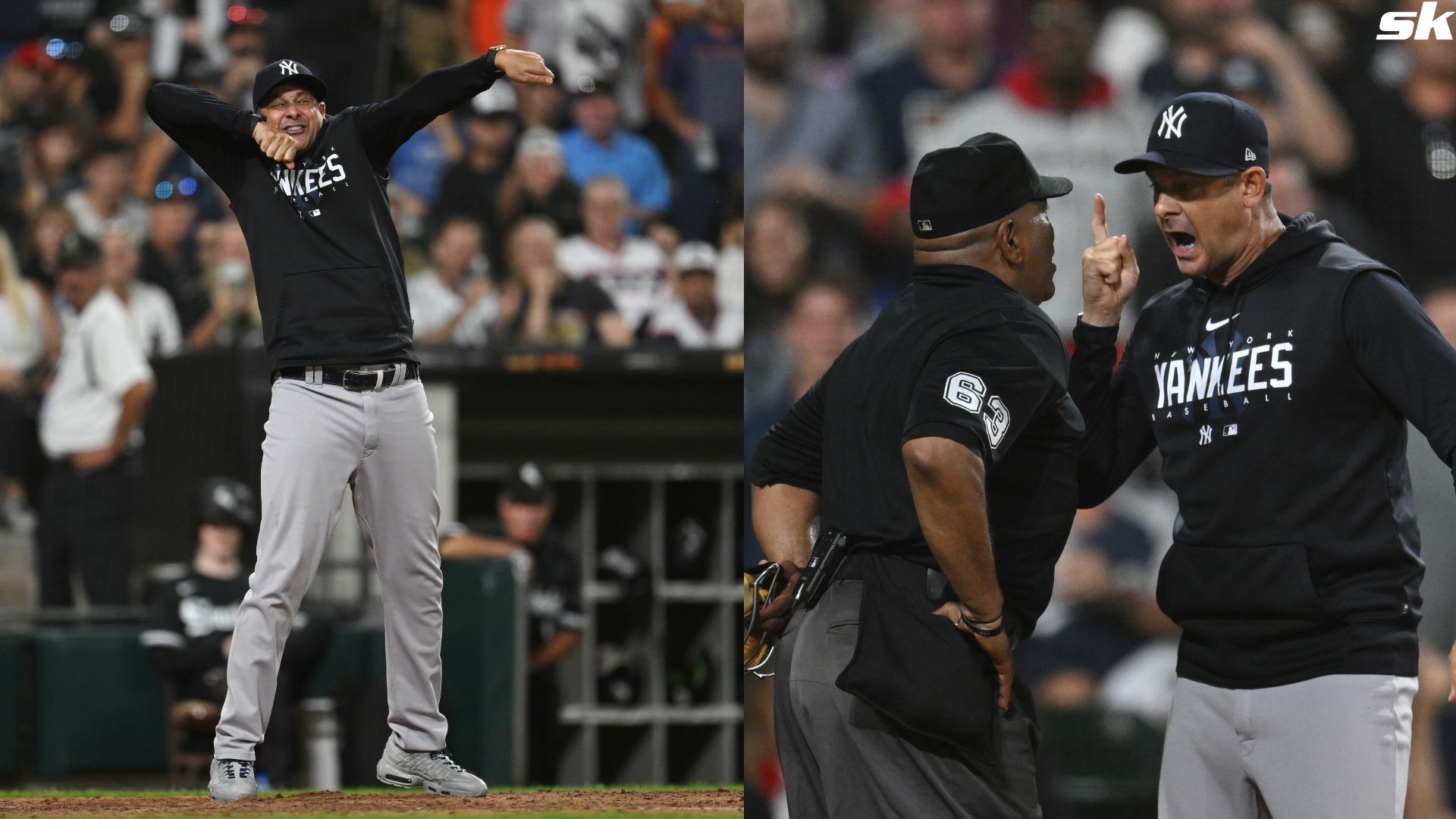 Yankees manager Aaron Boone ejected