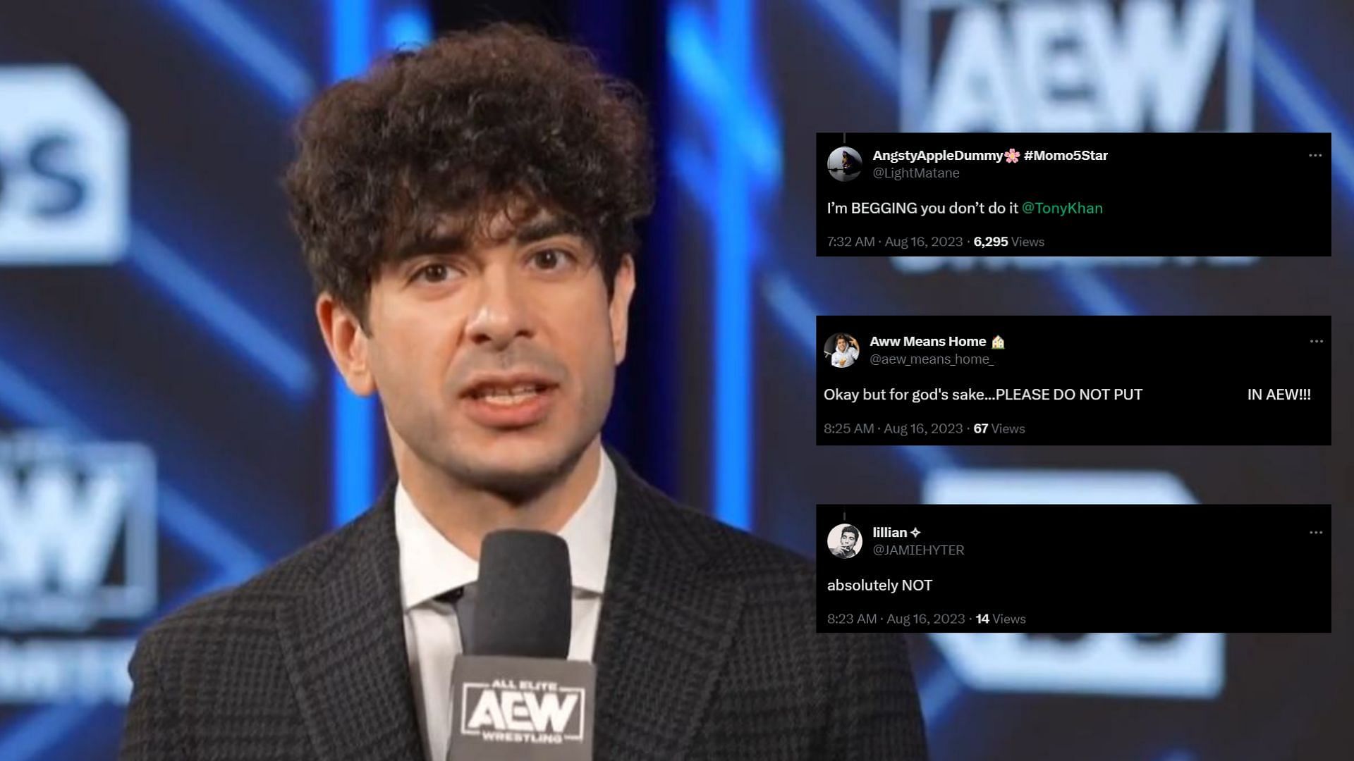 Tony Khan is the president of All Elite Wrestling