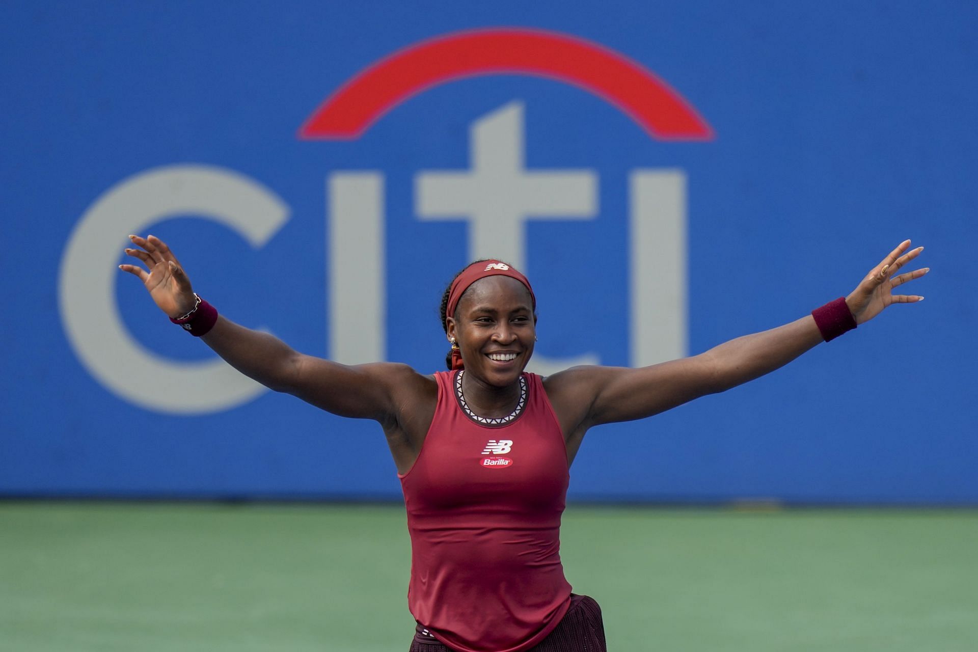 Coco Gauff at the 2023 Citi Open.