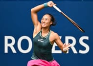 Zheng Qinwen made an early exit in Montreal.