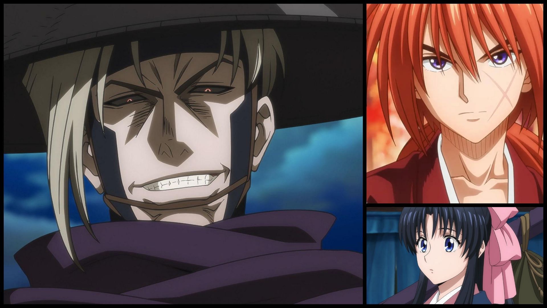 Rurouni Kenshin episode 6: Kaoru caught in the crossfire between Kenshin and new foe Jine Udo (Image via Sportskeeda)