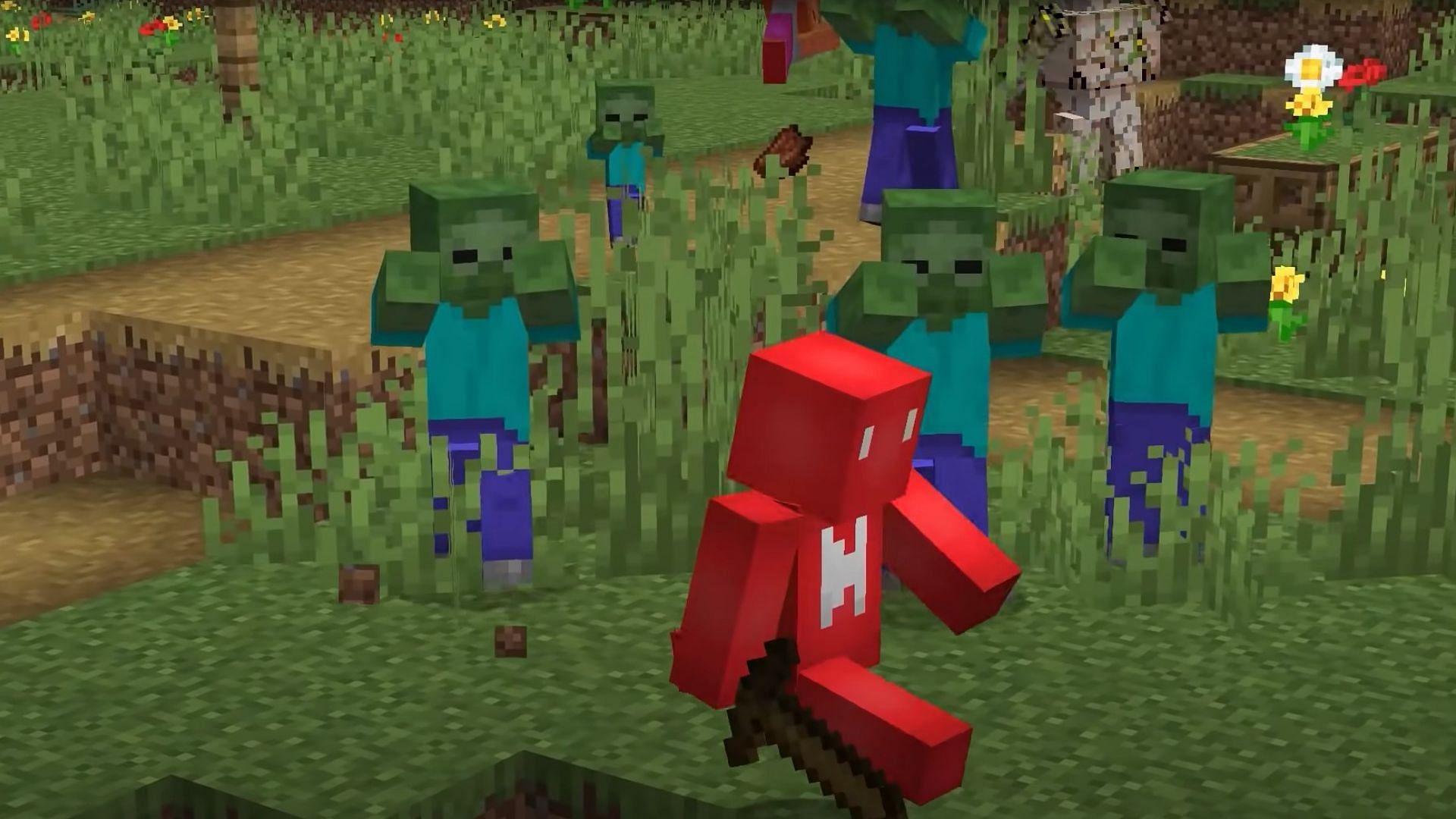 Minecraft mobs with hidden abilities