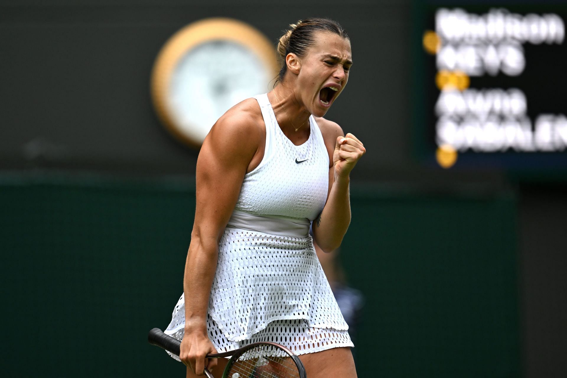 Aryna Sabalenka in Wimbledon 2023