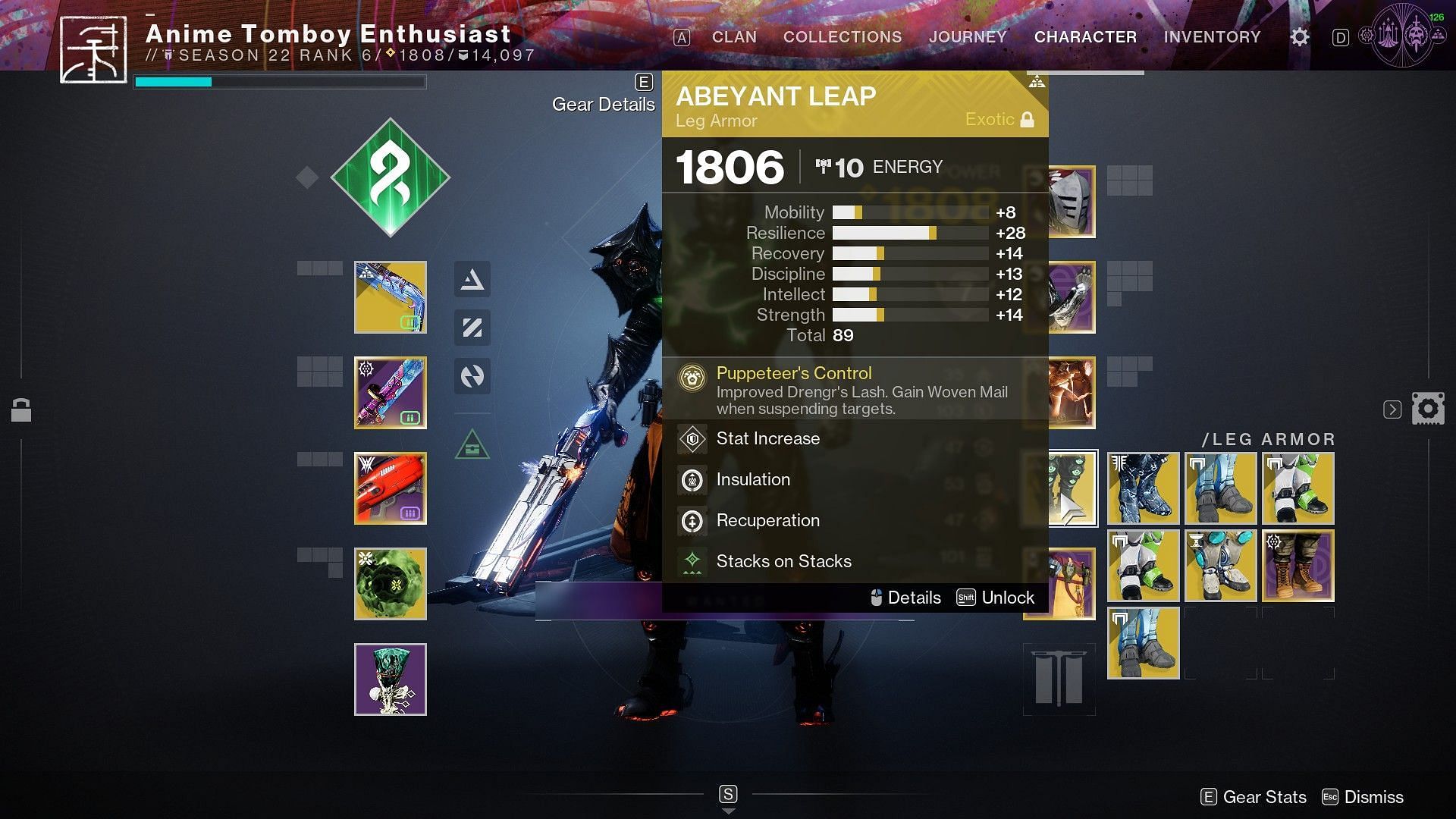 Destiny 2 Abeyant Leap (Image via Bungie)