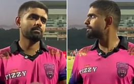 [Watch] Babar Azam requests reporters to hurry up because he wants to offer prayers