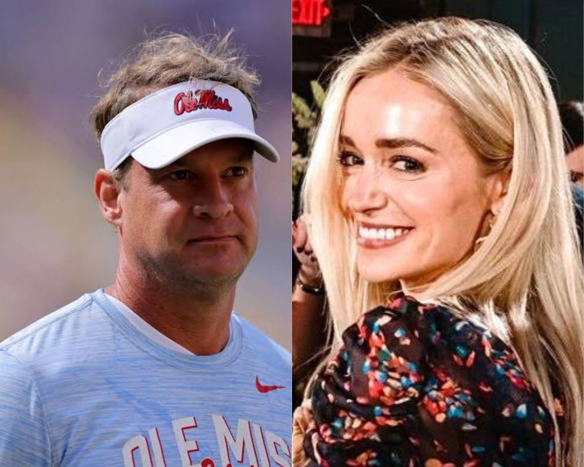 Lane Kiffin and his new girlfriend 