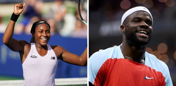 "Look at his serve, it sucks" - Coco Gauff jokes about having a faster server than Frances Tiafoe