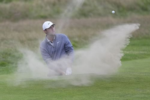 Scottie Scheffler at the British Open Golf (Image via Getty)