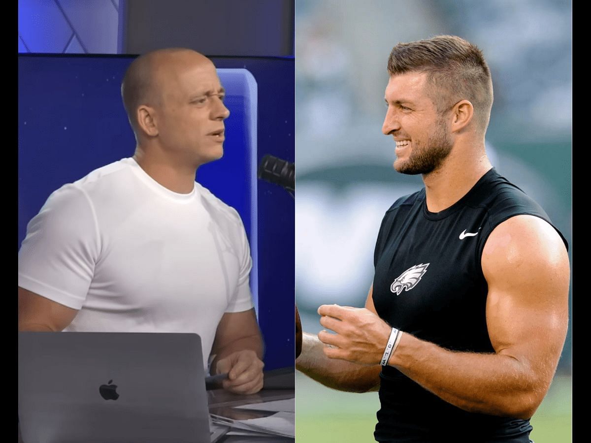 Josh Pate (L) and Tim Tebow (R)