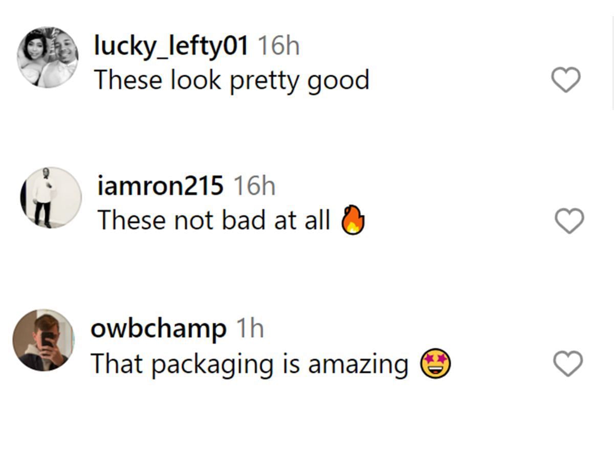 Fans&#039; comments (Image via Instagram)