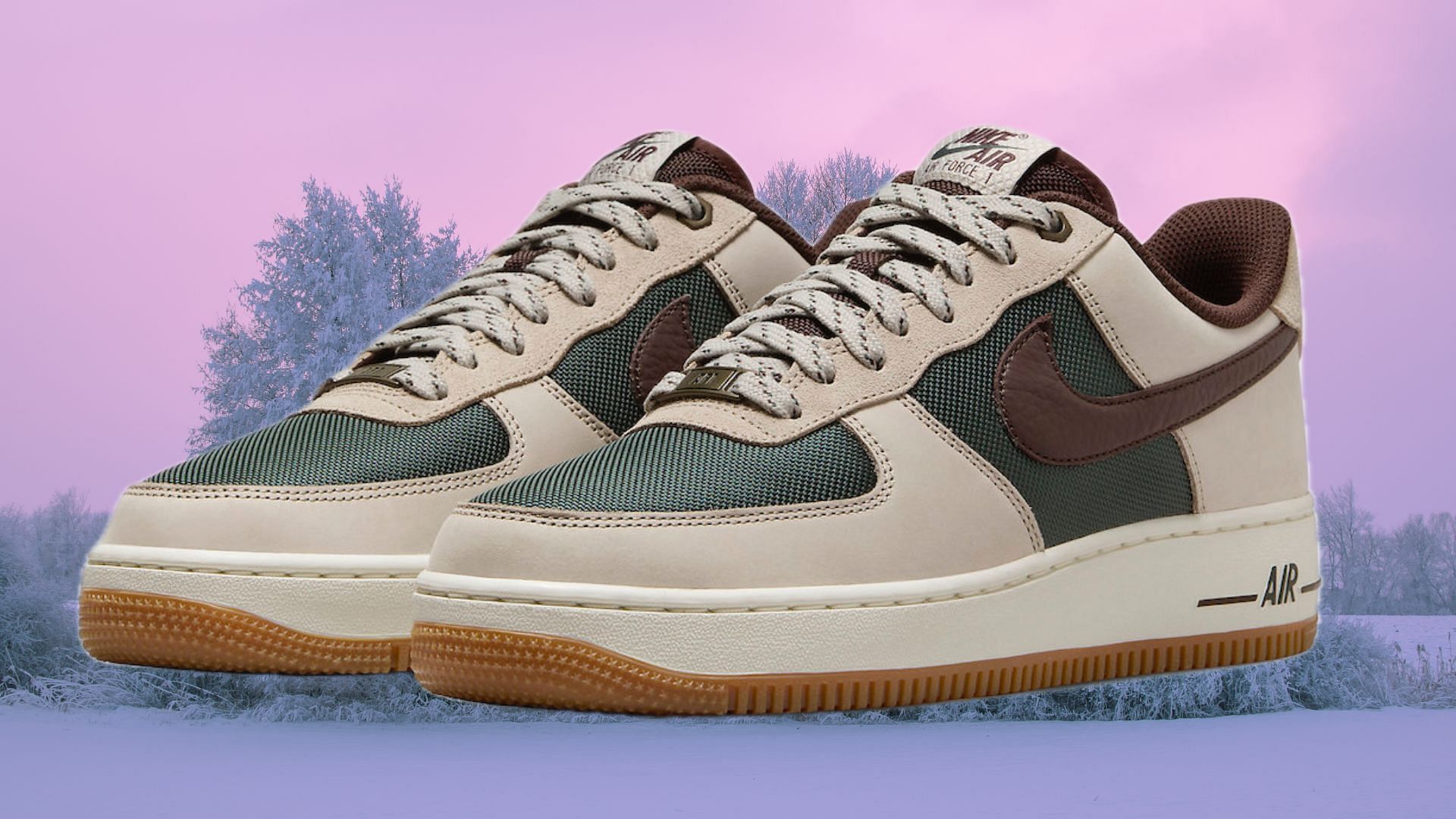 Nike Air Force 1 Low Suede Outdoor Green Perfect For Fall/Winter