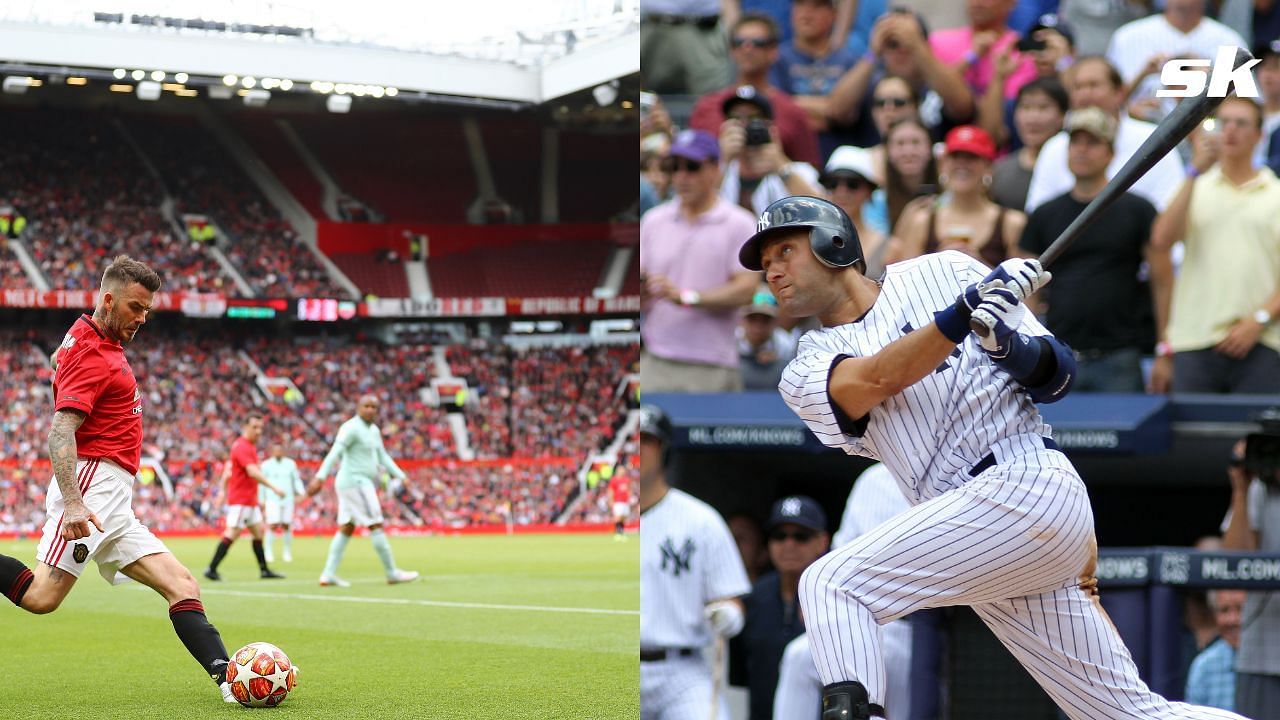 Derek Jeter went to a soccer game with David Beckham