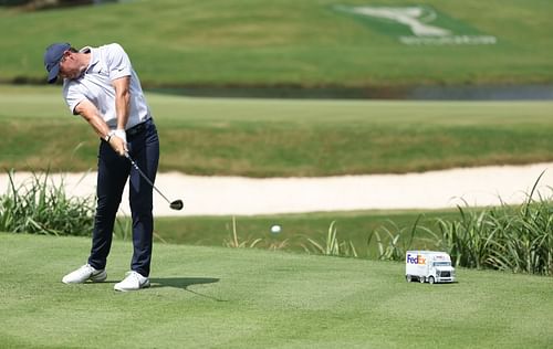 Rory McIlroy at the 2023 FedEx St. Jude Championship (via Getty Images)