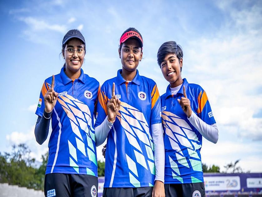 India Wins Gold In Mens And Womens Compound Team Events At Archery World Cup 2023 In Paris 2990